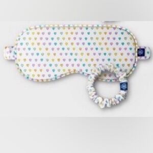 Roller Rabbit x Target sleep mask and hair tie hearts - rare